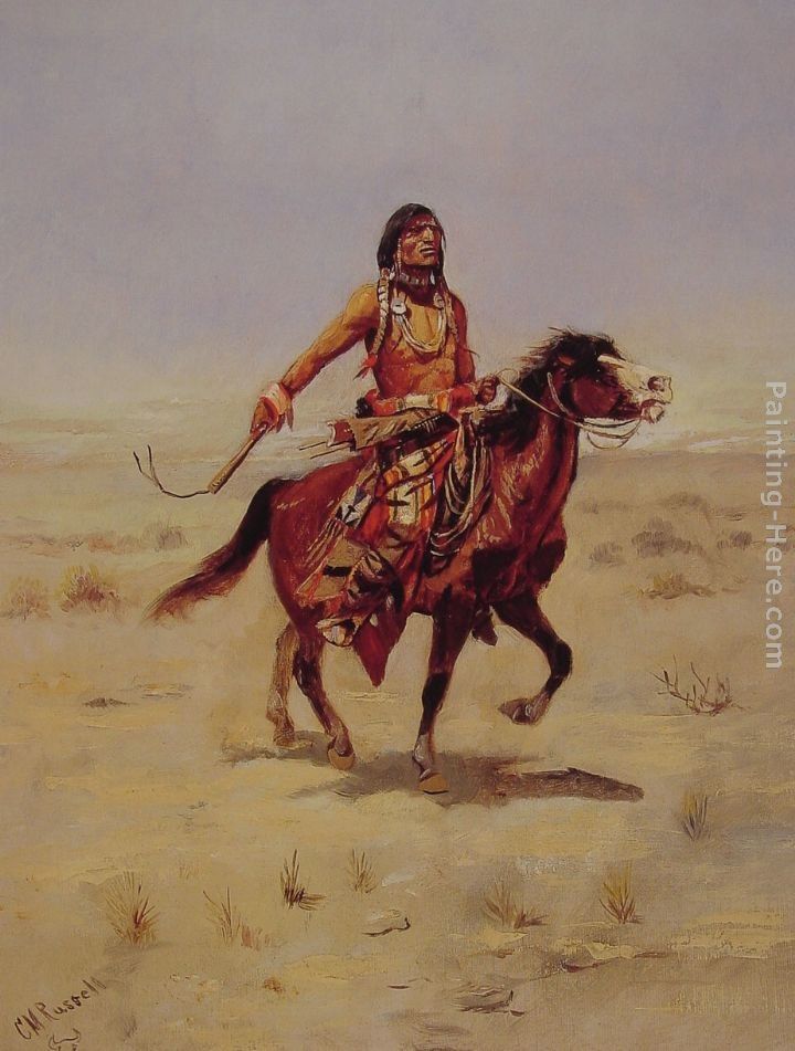 Charles Marion Russell Indian Rider